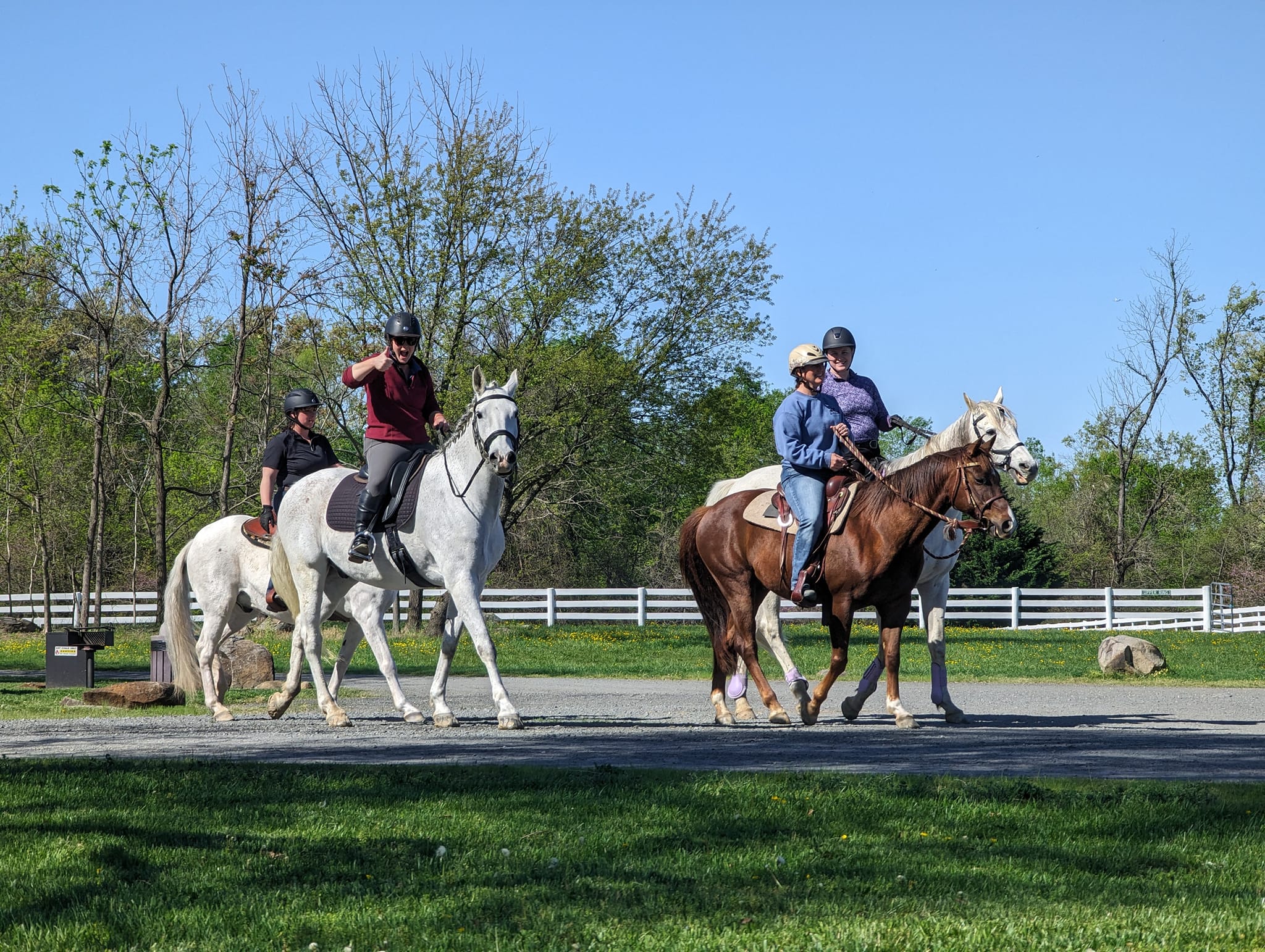 Photo of Region 6 riders from left to right: Lynsey Moritz, Holly Linz, Cera Olsen