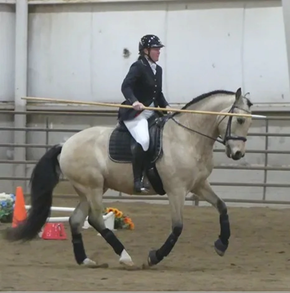 Laura Stutesman with WE Garrocha