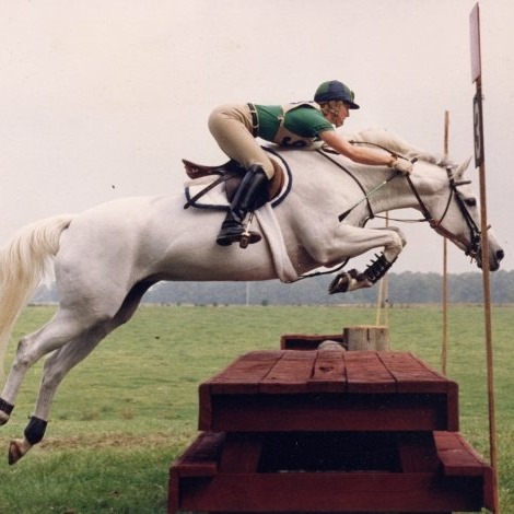 Image of Tracey Erway Jumping Cross Country