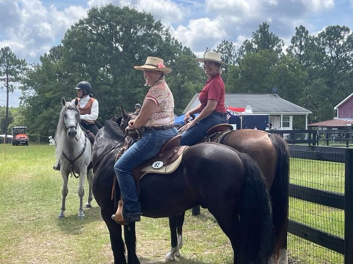 Shannon Channing and Sandra at Dreamcatcher Farm